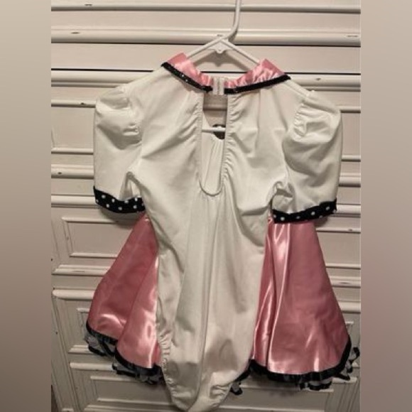 Girls Costume Size XLC Musical Theatre Jazz Tap Maid Waitress Halloween - Picture 2 of 7